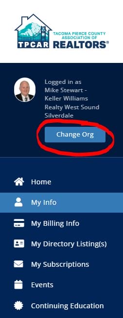 Change Org image