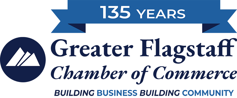 Flagstaff Chamber 135 Years Logo