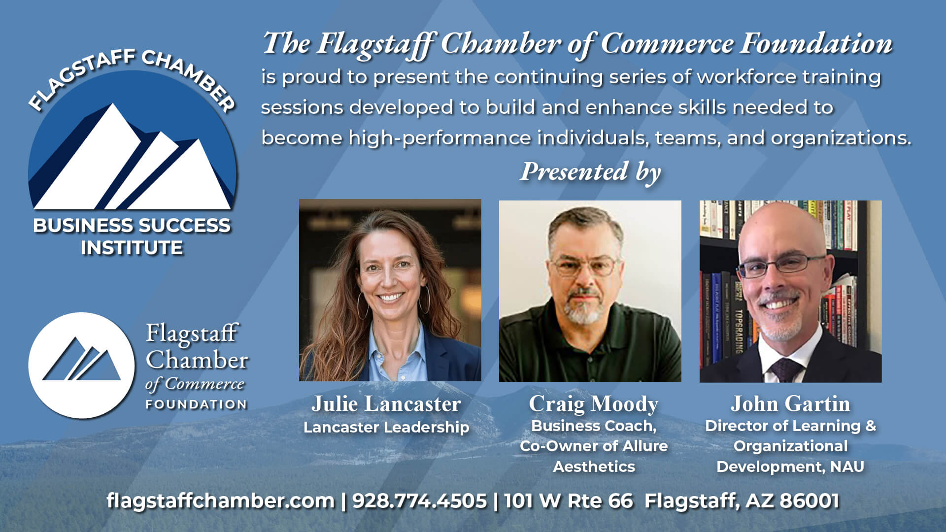 Flagstaff Business Success Institute Banner