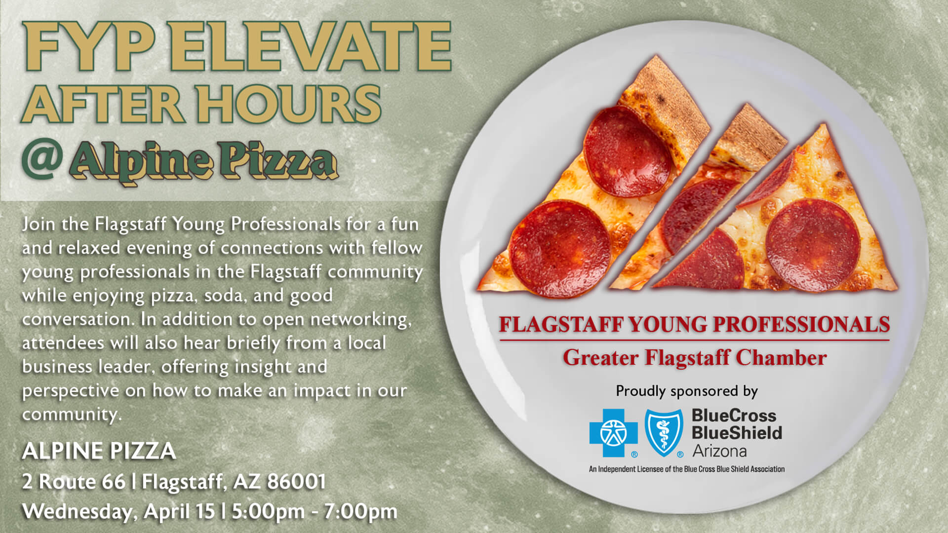 FYP Elevate at Alpine Pizza Banner