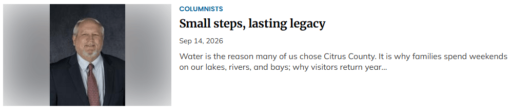 small steps lasting legacy