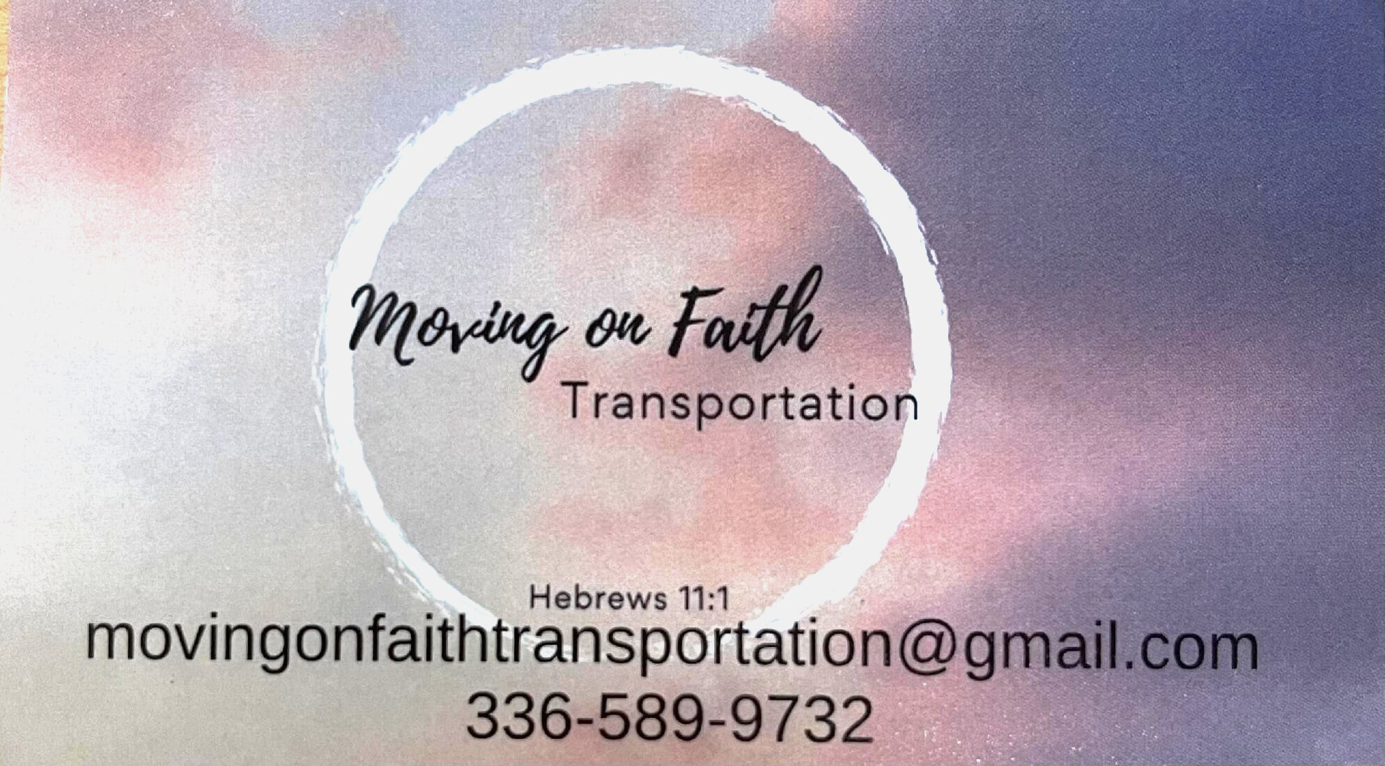 Moving On Faith Trans