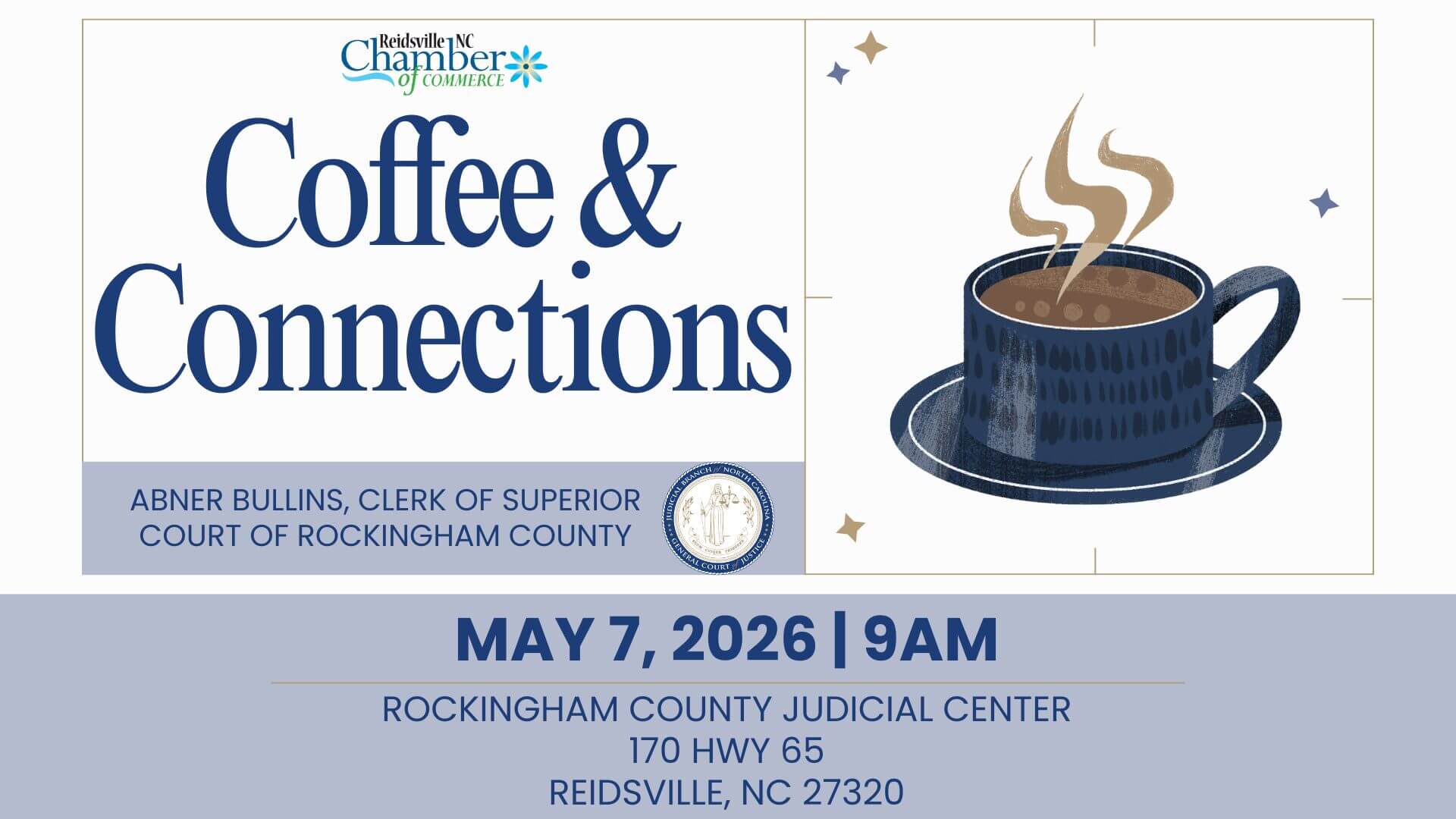 2026 Coffee &amp; Connections May