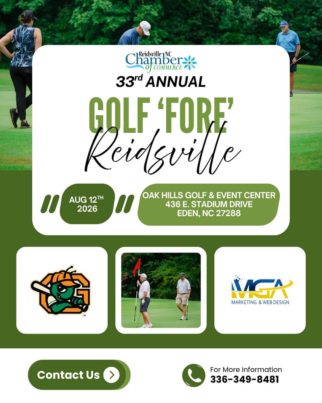2026 - Golf FORE Reidsville Flyer