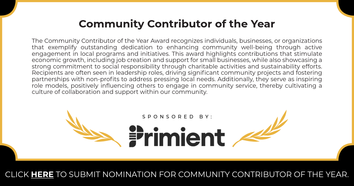 Chamber Awards Webpage Section Community Contributor