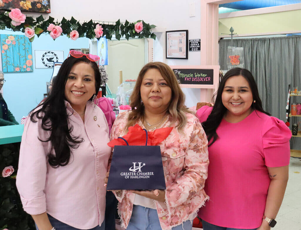 Women at an event of the Greater Chamber of Harlingen, connecting through the Harlingen TX business support network to build leadership and visibility.