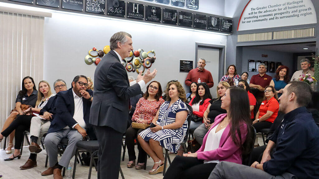 Event of the Greater Chamber of Harlingen showcasing what does the Chamber of Commerce and Industry do through networking, community, and business support.