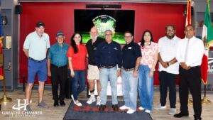 people at a Greater Chamber of Harlingen event building partnerships in the Harlingen TX business community for growth and local support