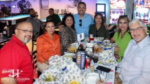 People attending a Greater Chamber of Harlingen event in business-friendly neighborhoods in Harlingen
