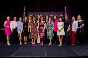 People attending a community event hosted by the Greater Chamber of Harlingen, highlighting the benefits of being part of the Harlingen business community.