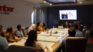 People attending a Greater Chamber of Harlingen event, representing the Harlingen Area Chamber of Commerce and its commitment to local business connection and visibility.