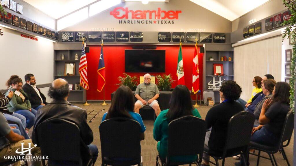  Leadership Harlingen participants in a training session
