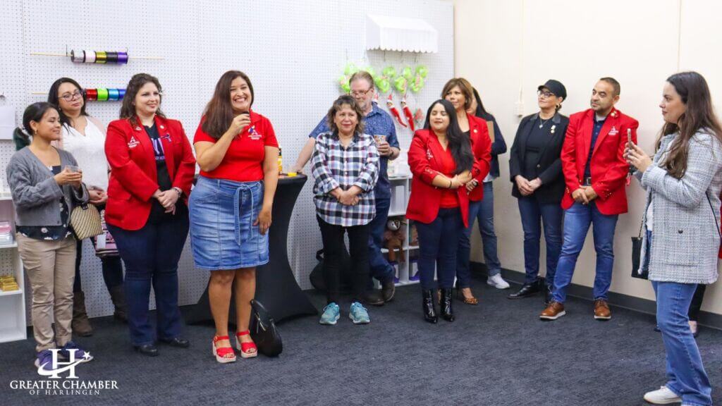 People attending an event of the Greater Chamber of Harlingen
