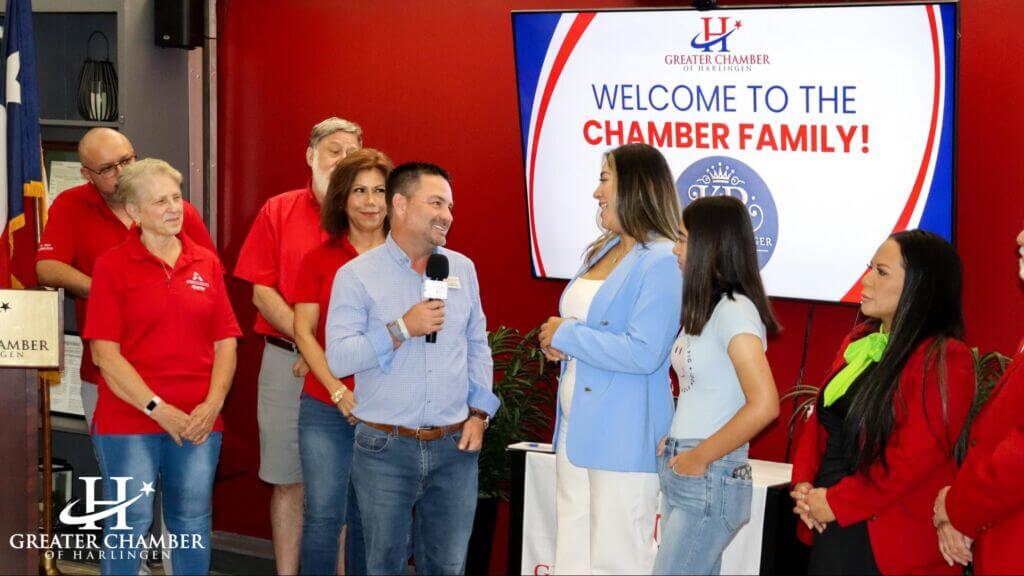  People attending an event of the Greater Chamber of Harlingen
