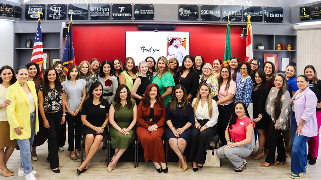 Women participating at an event of the Greater Chamber of Harlingen
