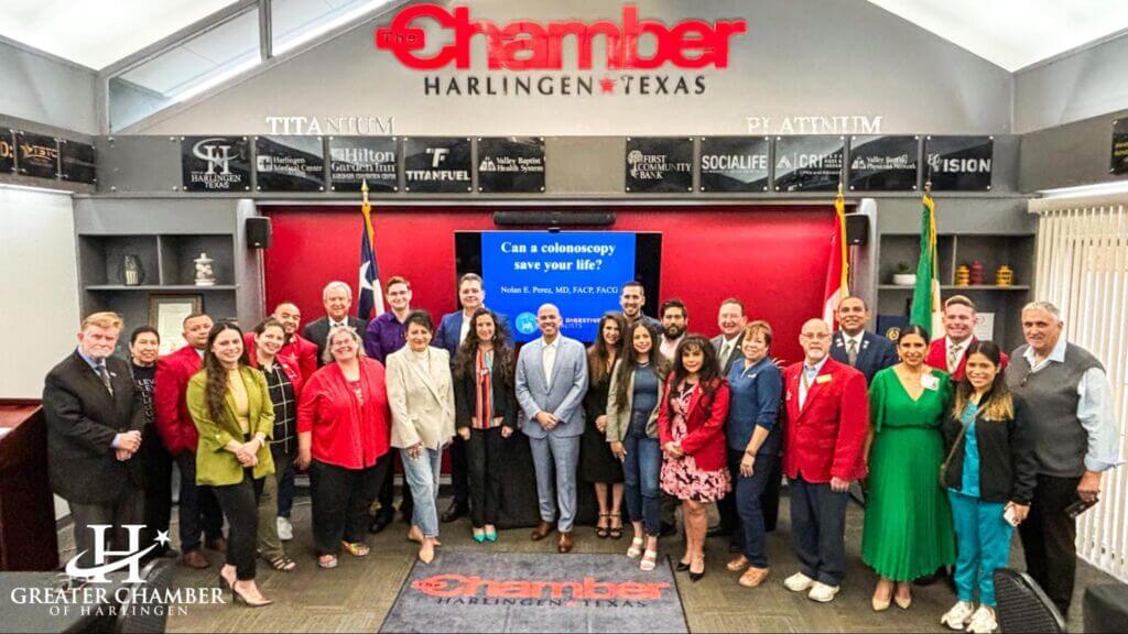 People attending a Greater Chamber of Harlingen “Chamber Edu-Talk”
