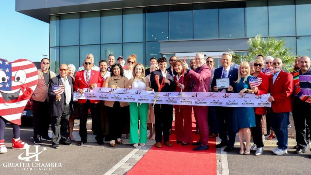 Grand opening of Genesis of Harlingen, a Bert Ogden dealership highlighting luxury vehicles and Harlingen business community growth trends.