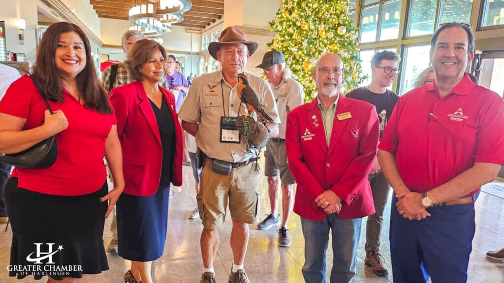 Greater Chamber of Harlingen members participating at the RGV Birding Festival, showcasing community engagement tied to the answer to what is the cost of living in Harlingen, Texas.