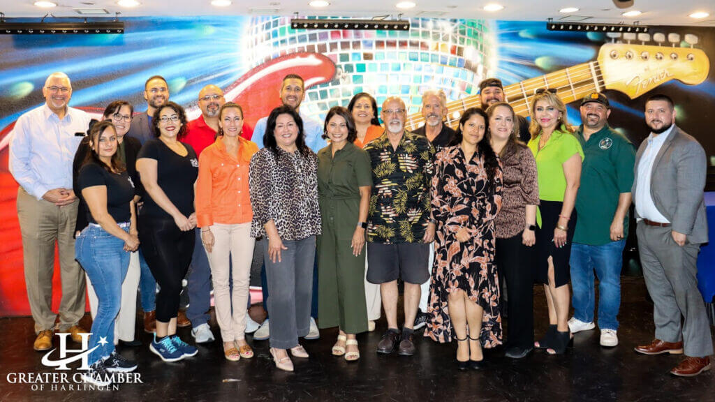 Greater Chamber of Harlingen members gathered at The Rockin Cue for Lunch & Link, networking and supporting local businesses.