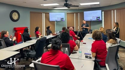 Leadership Harlingen session preparing future leaders for the local business community in Harlingen Texas.
