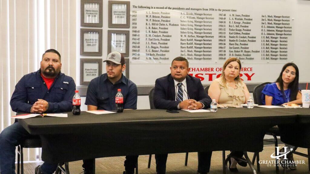 Business Over Breakfast in Harlingen with Vexus Fiber, showing how the Chamber supports local businesses, both established and those considering business relocation to Harlingen Texas.