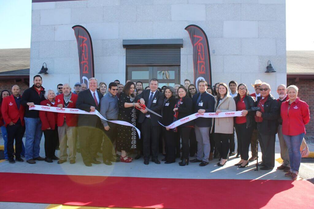 Ribbon cutting in Harlingen with the Greater Chamber of Harlingen, highlighting advocacy, community support, and representation for local businesses.