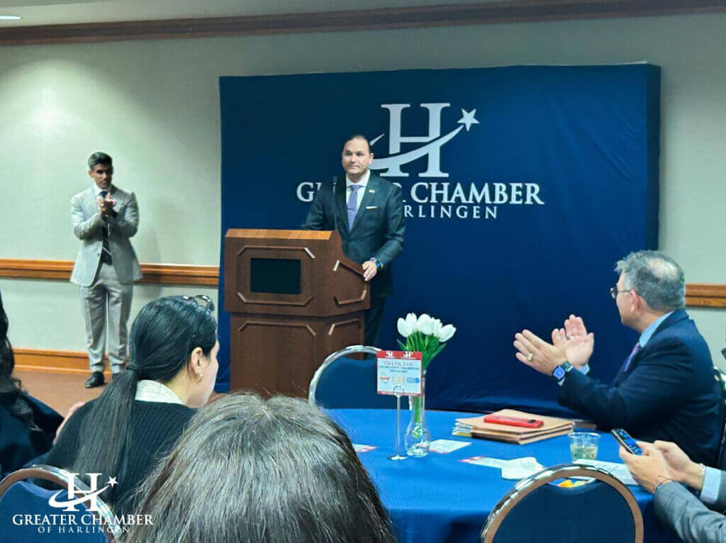 Chamber and city representatives gather to advocate for priorities, showcasing Business Resilience in Harlingen.