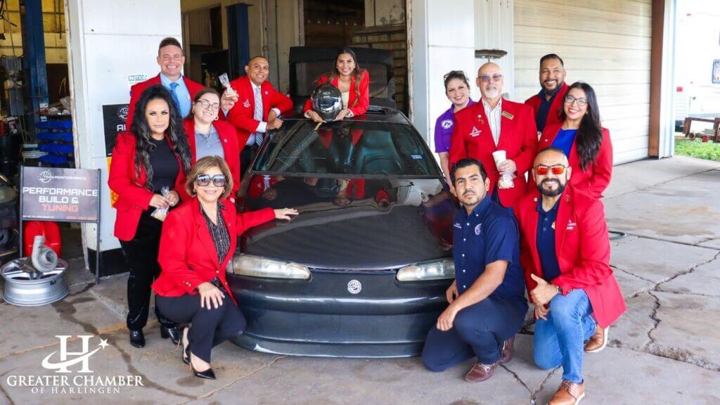 Small business owners collaborating to launch their operations in Harlingen.