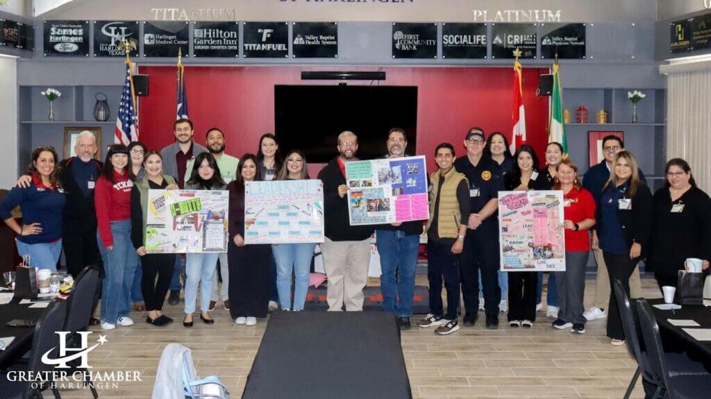 Local business owners networking at a Greater Chamber of Harlingen event to build partnerships, referrals, and lasting professional relationships.
