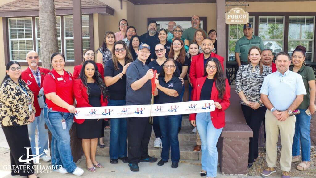 ribbon-cutting at Isidora’s Family Kitchen, a local family-owned restaurant in Harlingen
