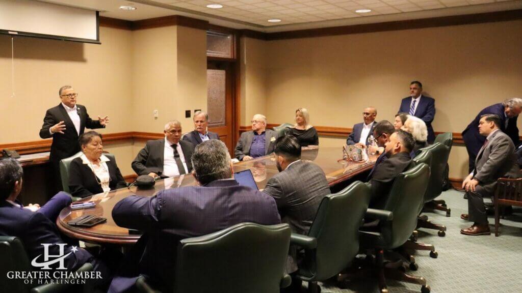 Chamber staff guiding a local business owner through program selection, application, and compliance preparation