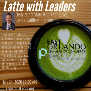 Latte with Leaders FL Representative Carlos Guillermo Smith