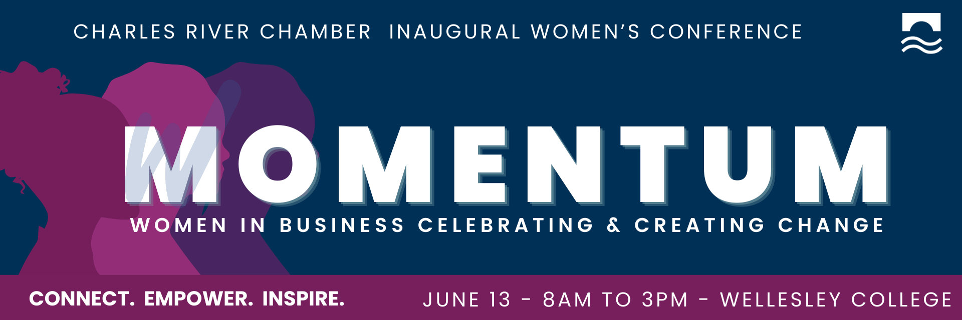 Womens Conference Email Header Momentum: Women in Business Celebrating and Creating Change Conference