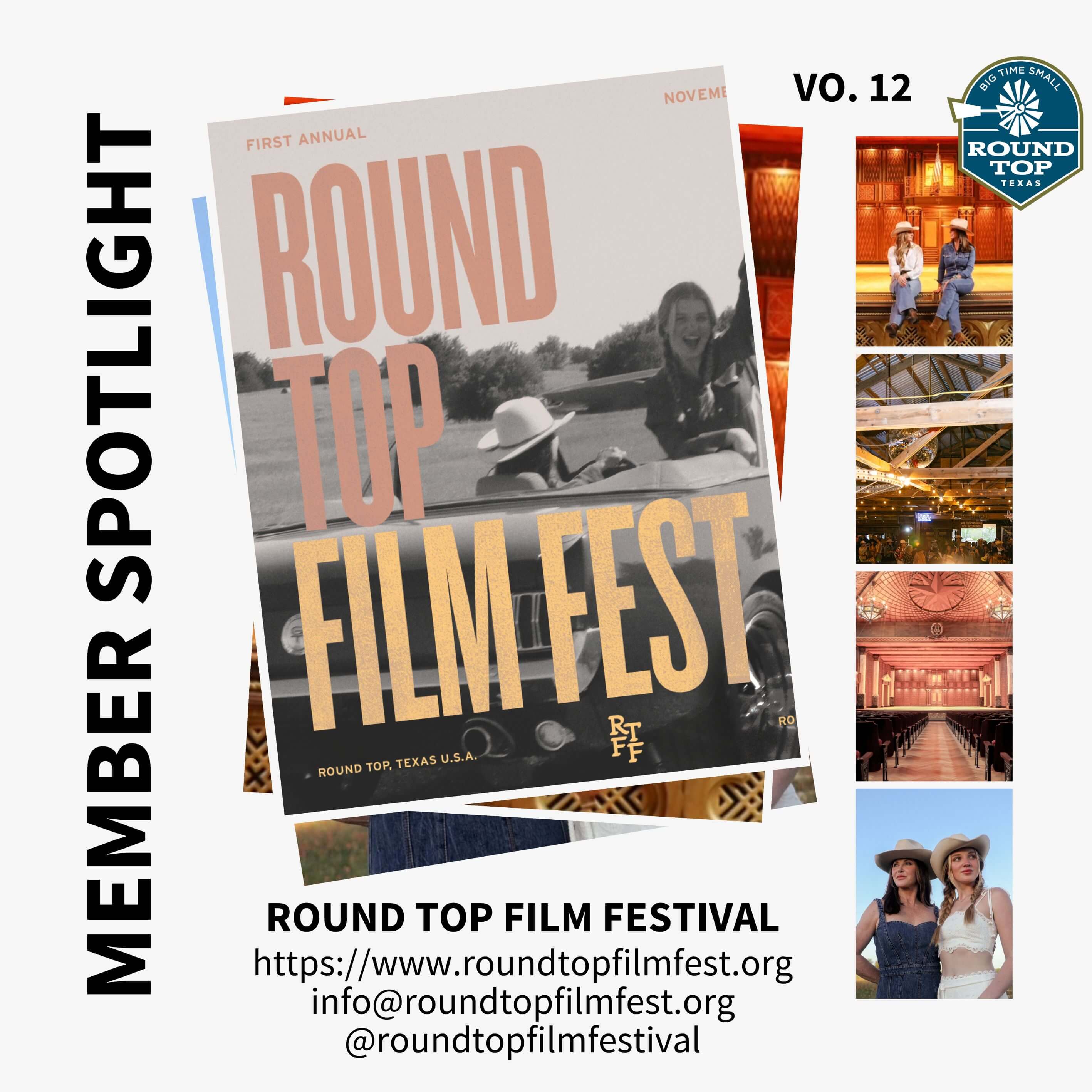 Member Spotlight Vo. 12 Social Square_Round Top Film Festival