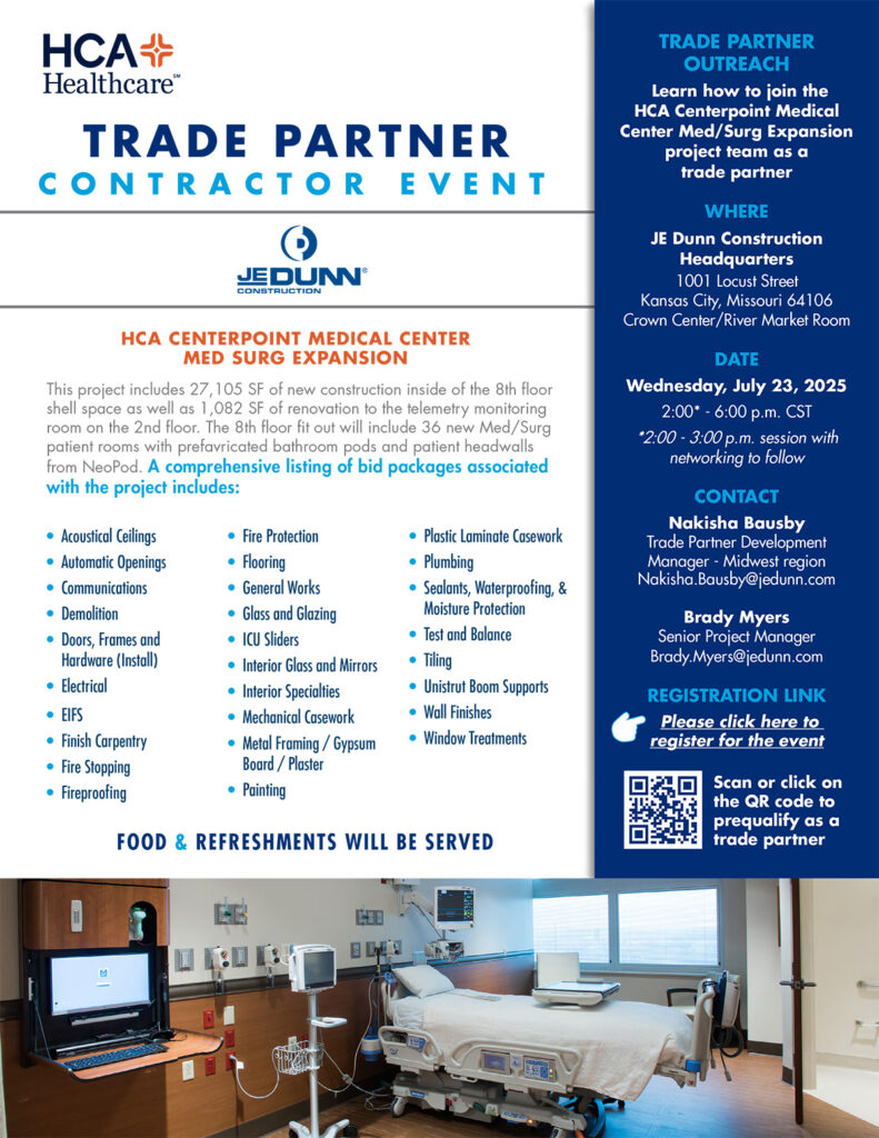 HCA CMC Med Surg - Outreach Event Flier