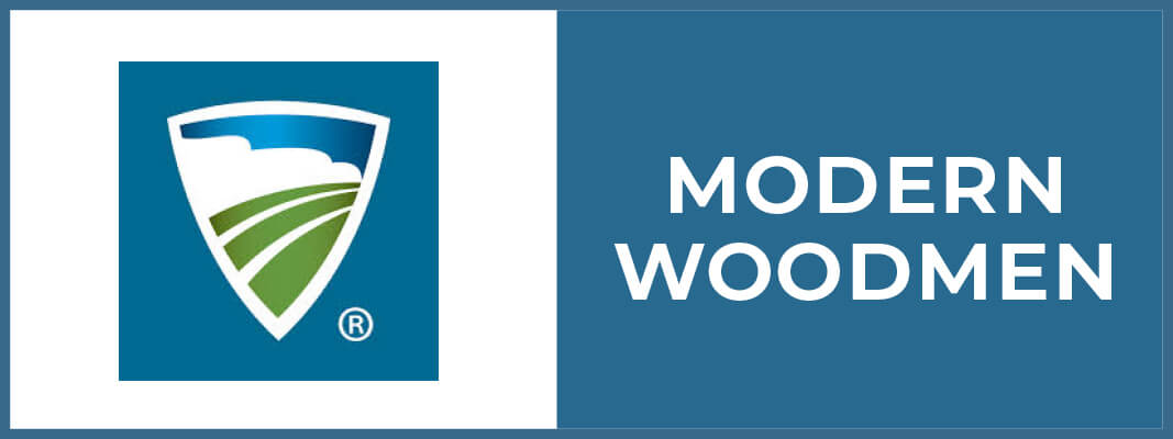 modern woodmen button