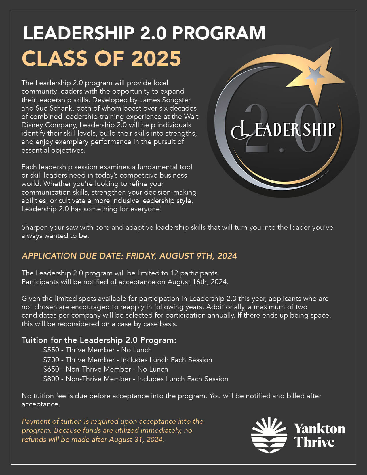 2024 Leadership Yankton Flyer