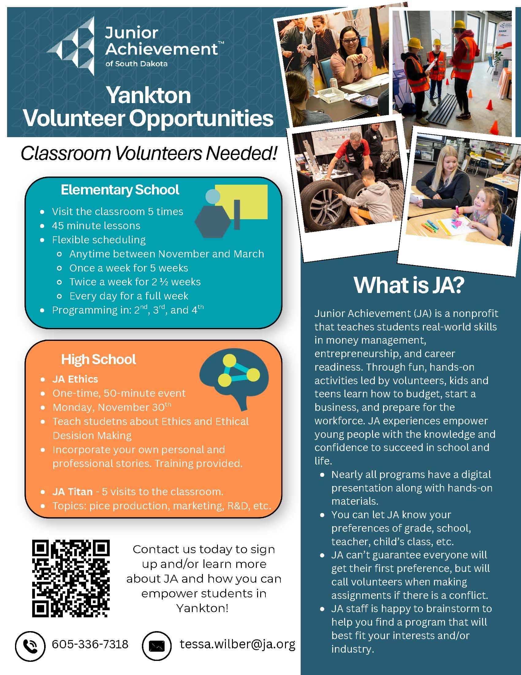 JA Yankton Opportunity Flyer