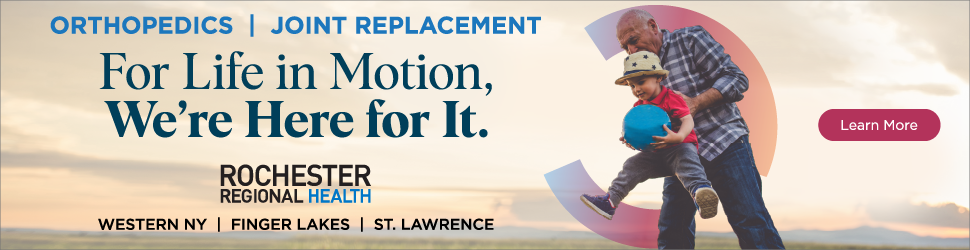 For Life in Motion, We're Here for It. Orthopedics and Joint Replacement at Rochester Regional Health