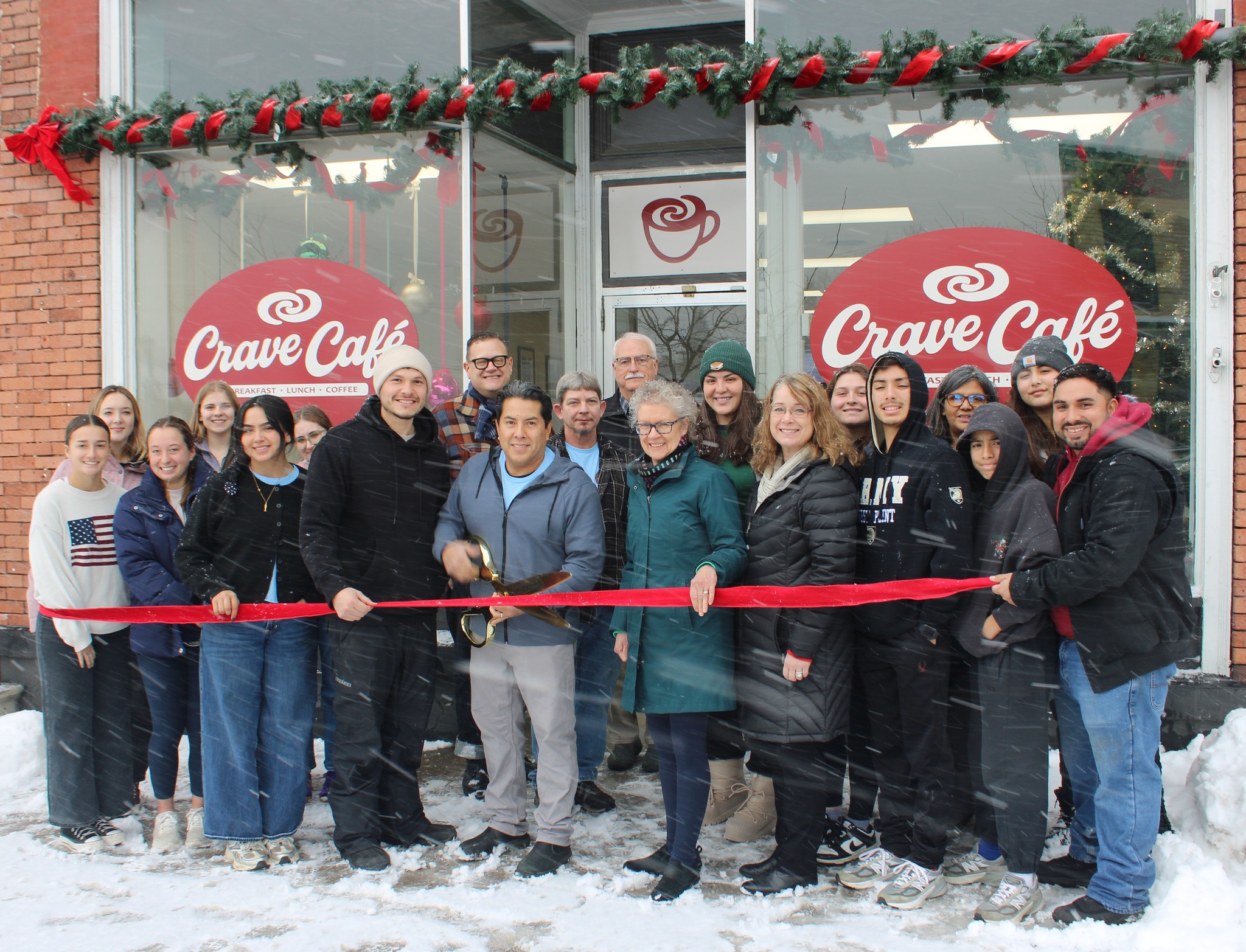 2025 Crave Cafe Ribbon Cutting in Canton, NY