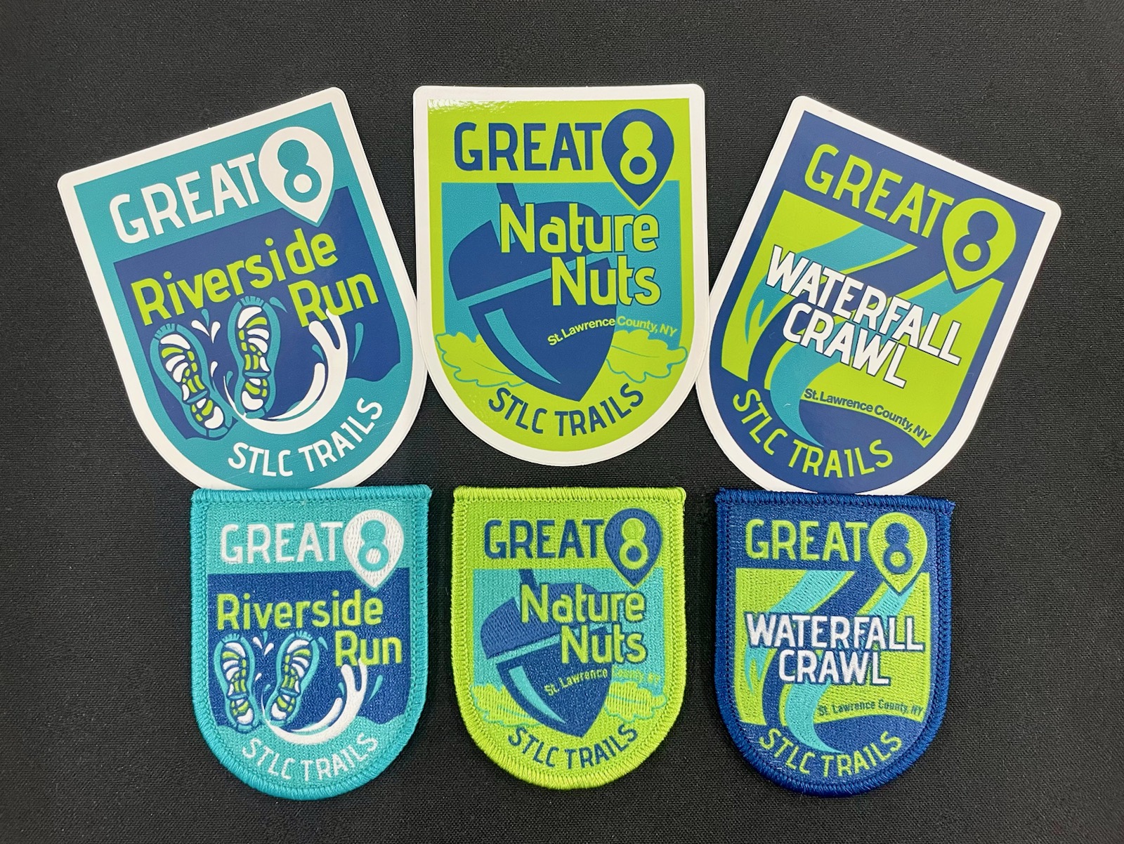 trail-STLC Great 8 Challenge-stickers and badges