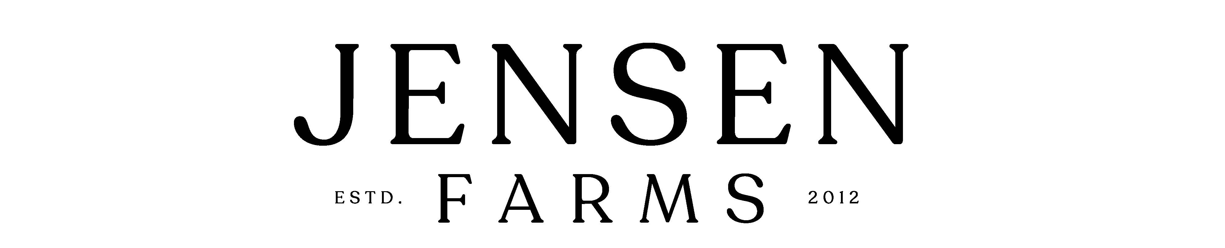 Jensen Farms (Primary Logo) Black