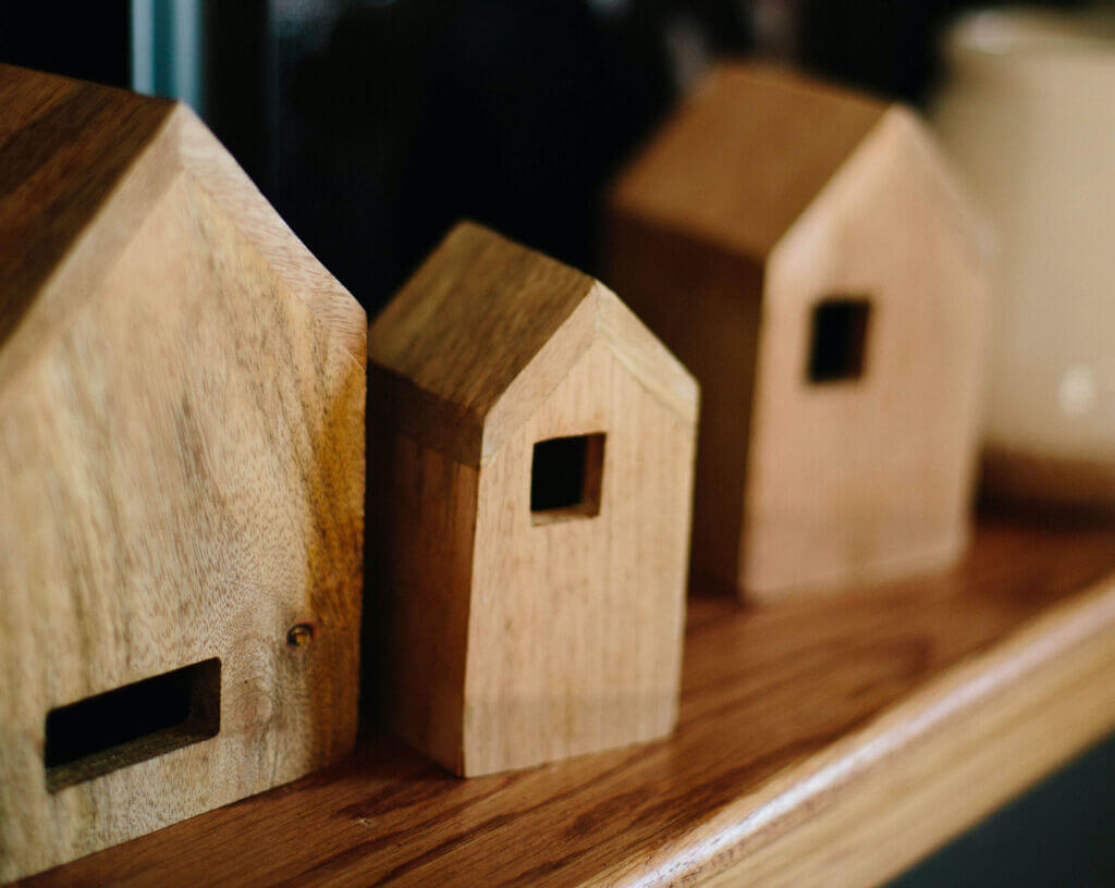 wooden houses