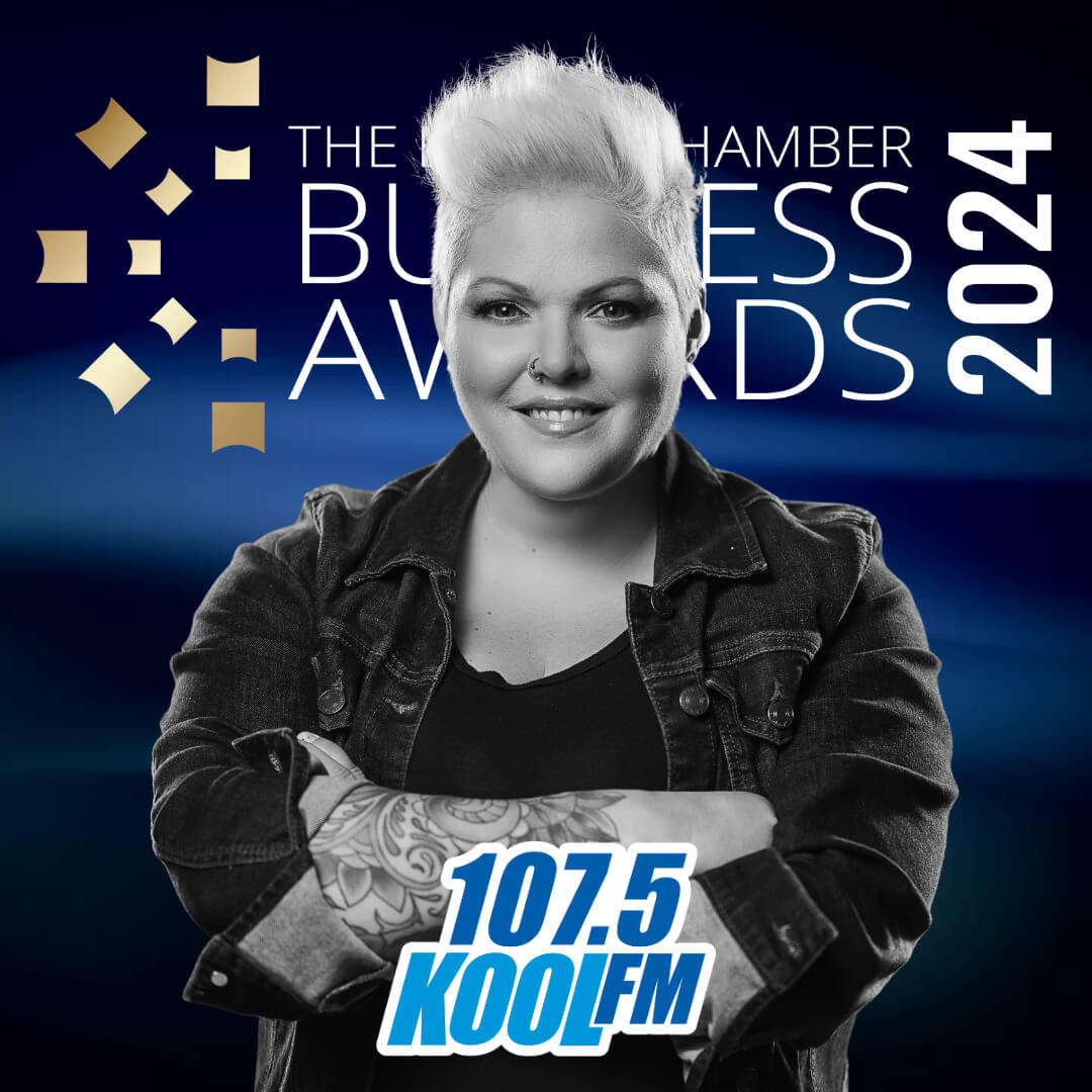 Master of Ceremonies, 2024 Barrie Business Awards, Amy Aust with Kool 107.5