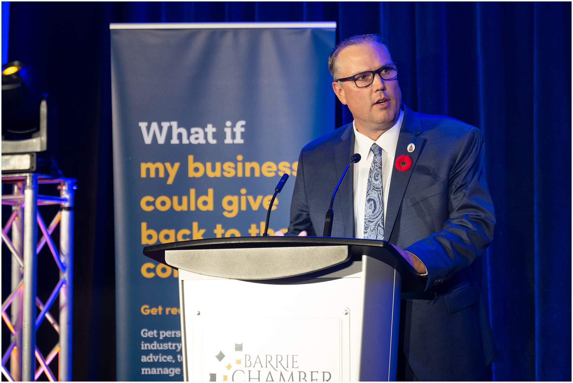 Georgian College president and CEO Kevin Weaver - Barrie Chamber of Commerce Photo, Barrie Business Awards 2024