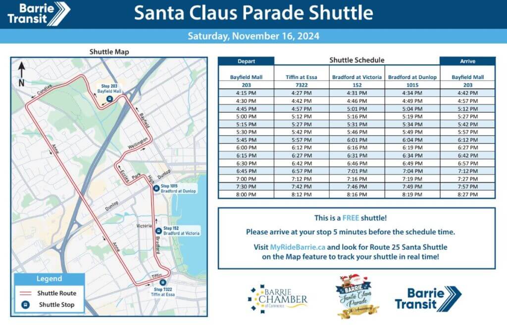 Santa Claus Parade Shuttle