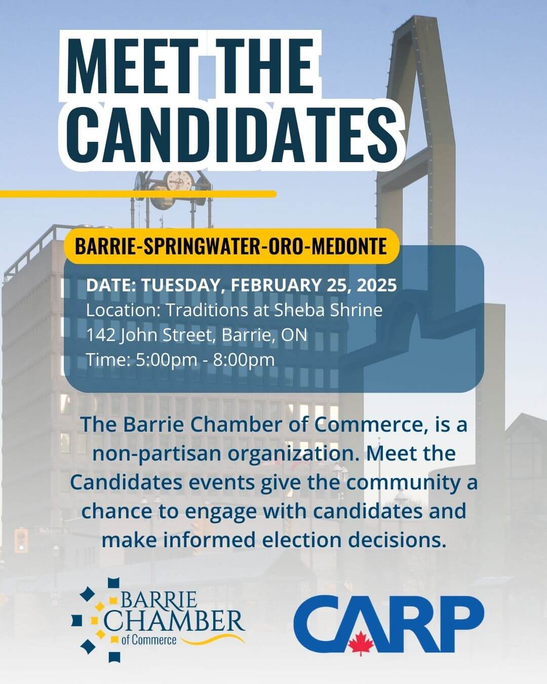 2025 Election Barrie Springwater Oro Medonte CARP