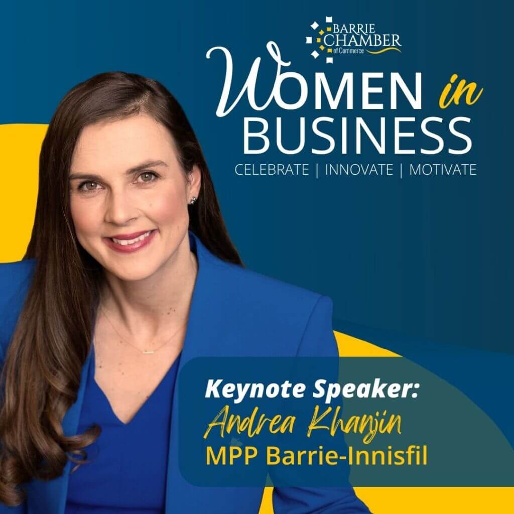 WIB 25 Keynote Andrea Khanjin MPP Barrie-Innisfil