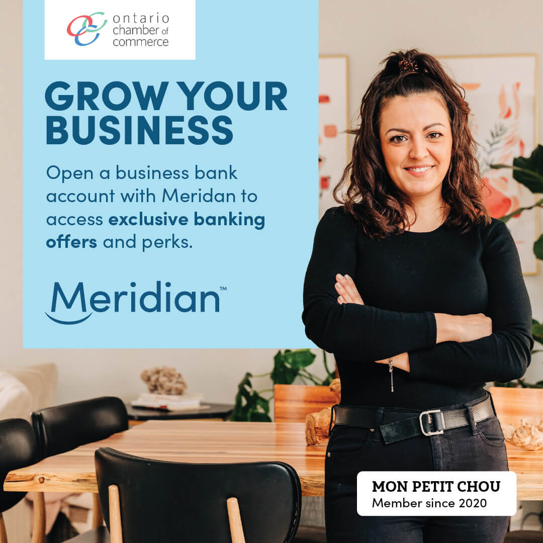 Female business owner - Grow your business. Open a business bank account with Meridian to access exclusive banking offers and perks. Meridian