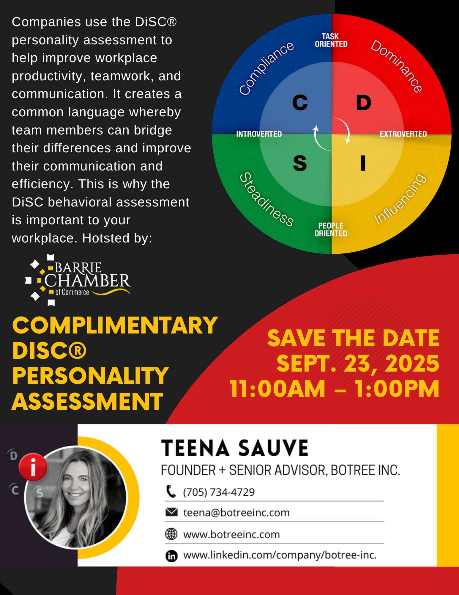 DISC Assessment Barrie Chamber 2025